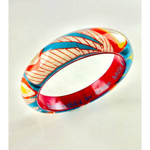 Vintage Native Haida "Hummingbird" Bracelet Signed By Artist Gordon White